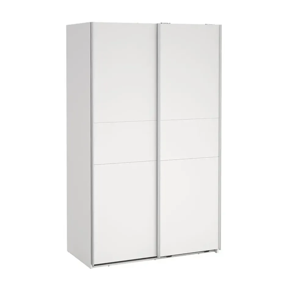 Hioshop Como schuifdeurkast 2 deuren 120x200cm wit