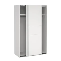 Hioshop Como schuifdeurkast 2 deuren 120x200cm wit