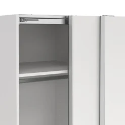Hioshop Como schuifdeurkast 2 deuren 120x200cm wit