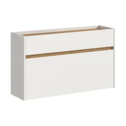 Hioshop Drive schoenenkast 1 vouwdeur- 1 lade wit