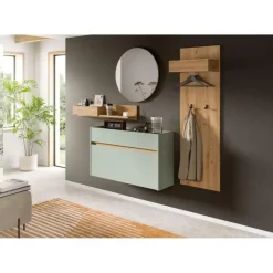 Hioshop Drive wandkast wandplank 1 plank eiken decor