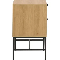 Hioshop Dylan nachtkastje 2 lades natuur