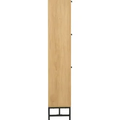 Hioshop Dylan schoenenkast 3 lades natuur