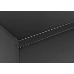 Hioshop Elmsworth nachtkastje 2 lades zwart