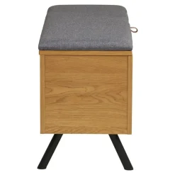 Hioshop Elna bank met opbergruimte eikendecor