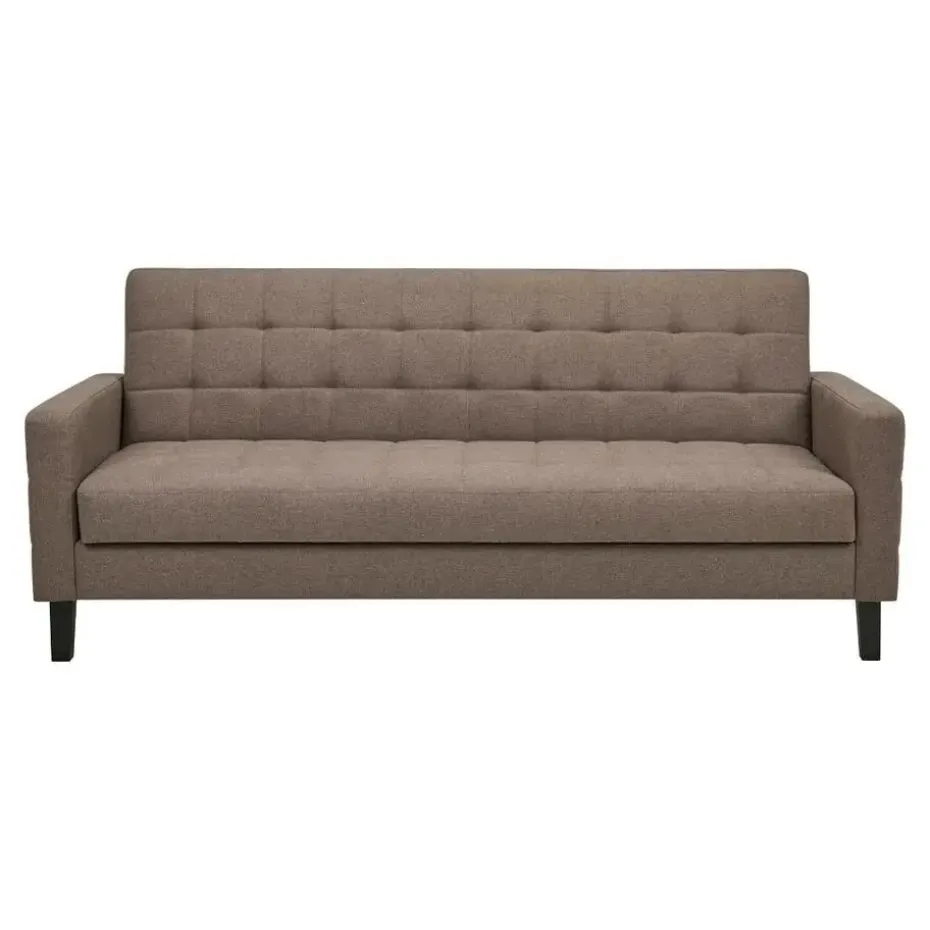 Hioshop Elva slaapbank met opbergruimte bruin