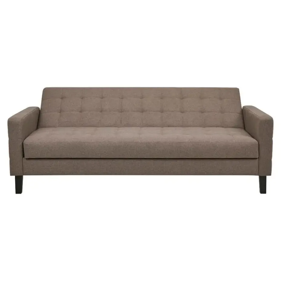 Hioshop Elva slaapbank met opbergruimte bruin