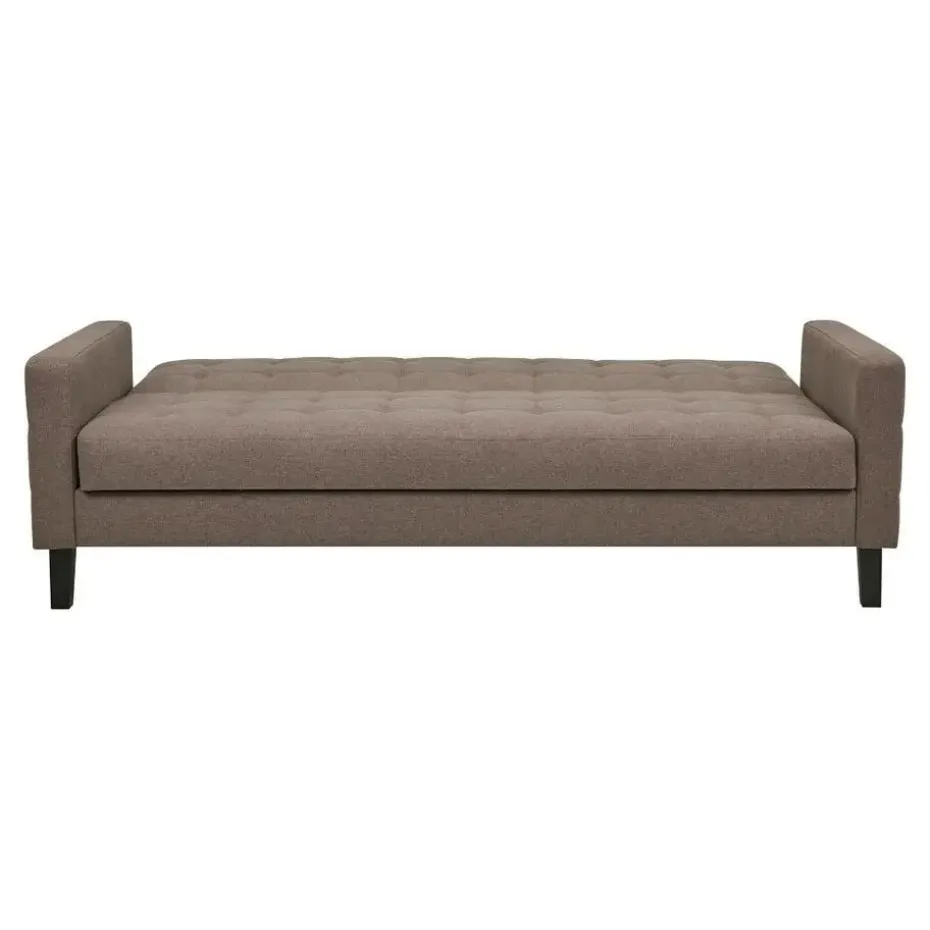 Hioshop Elva slaapbank met opbergruimte bruin