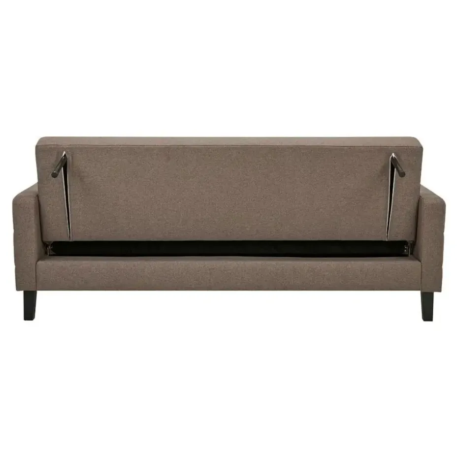 Hioshop Elva slaapbank met opbergruimte bruin