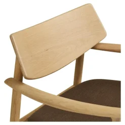 Hioshop Gina fauteuil eik- bruin