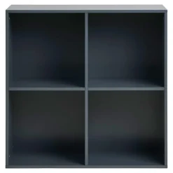 Hioshop Horne Wandplank 69x30x69cm donkergrijs