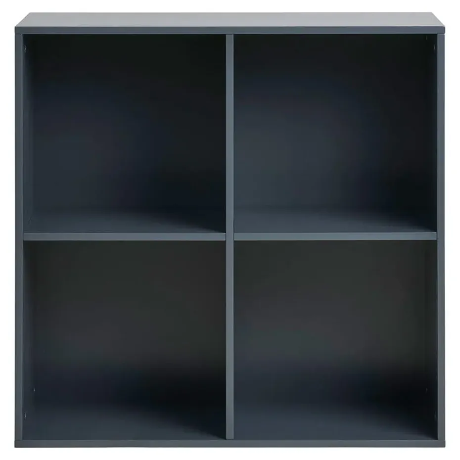 Hioshop Horne Wandplank 69x30x69cm donkergrijs