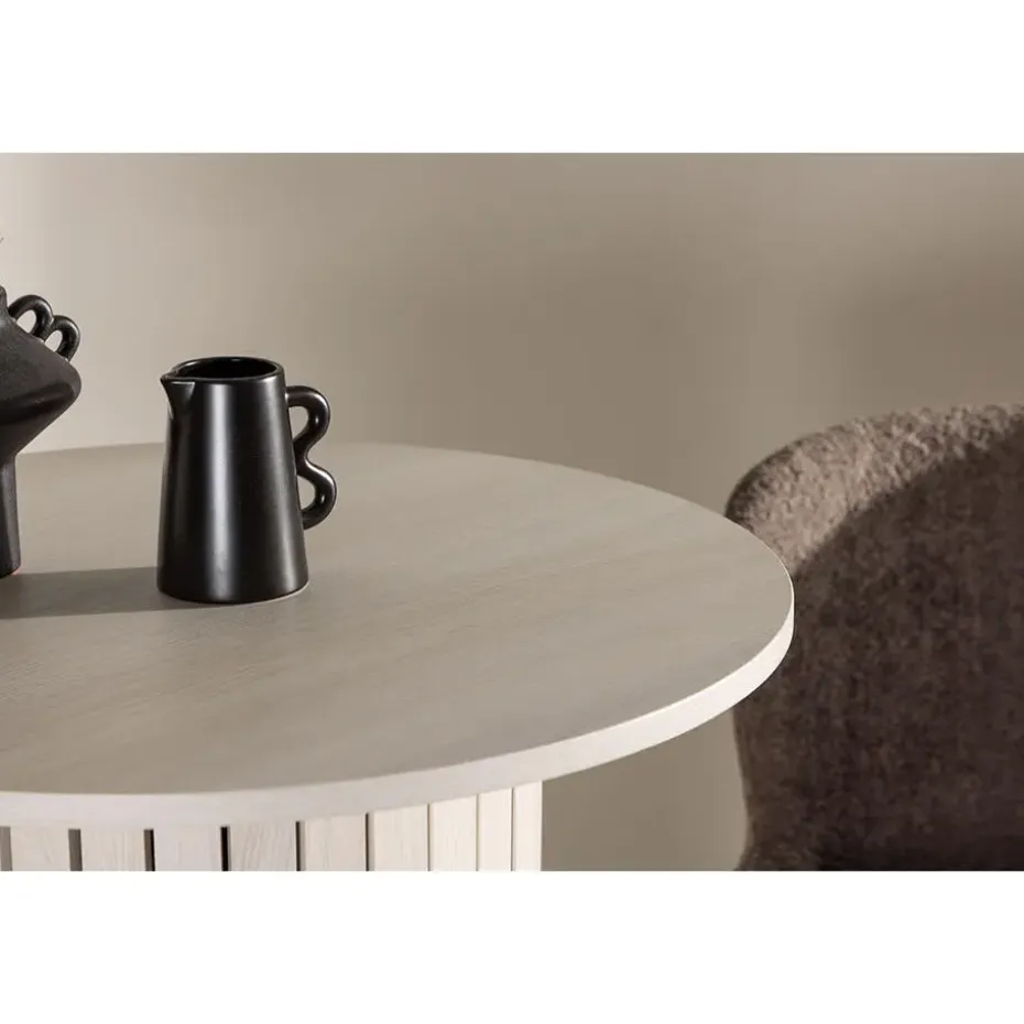 Hioshop Härön bartafel Ø70 cm whitewash