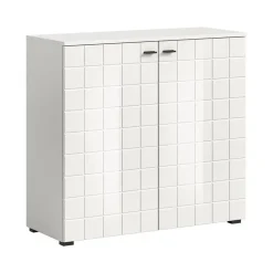 Hioshop Monte dressoir 2 deuren wit hoogglans