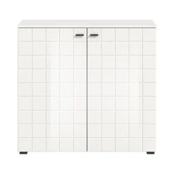 Hioshop Monte dressoir 2 deuren wit hoogglans