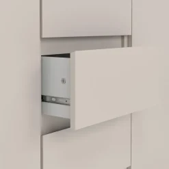 Hioshop Naia dressoir 2 deuren 4 lades eikdecor