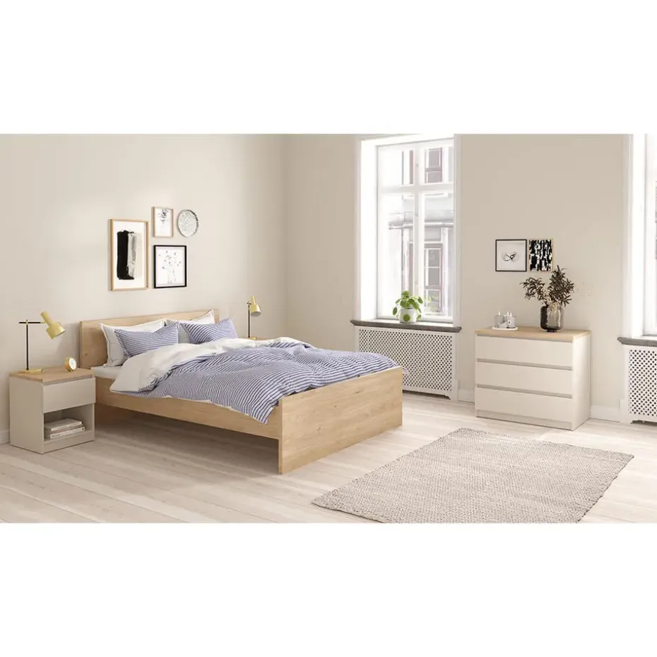 Hioshop Naia ladekast 3 lades eikdecor