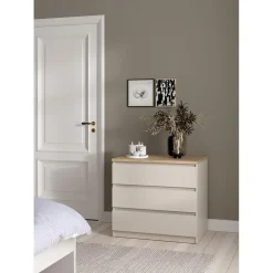 Hioshop Naia ladekast 3 lades eikdecor