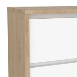 Hioshop Next ladekast 3 lades hoogglans wit