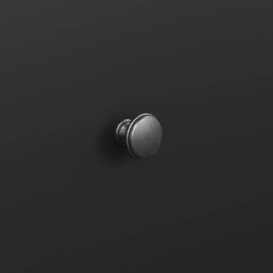 Hioshop North kommode 6 laden zwart mat