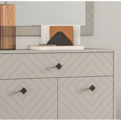 Hioshop Notes schoenenkast 2 deuren mat beige