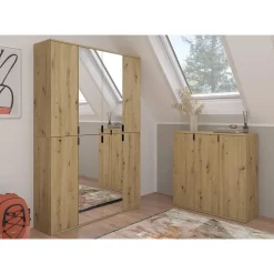 Hioshop ProjektX kommode 1 deur eiken decor