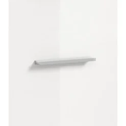 Hioshop Scout badkamerkast 2 deuren- 1 lade wit hoogglans- wit