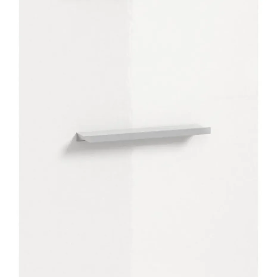 Hioshop Scout badkamerkast 2 deuren- 1 lade wit hoogglans- wit