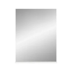 Hioshop Scout spiegel bad 1 deur- 1 plank wit hoogglans- wit