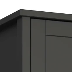 Hioshop Tromsø kledingkast 2 deuren koffiekleur