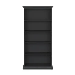 Hioshop Venedig wandkast 5 vakken mat grijs