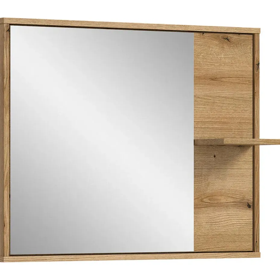 Hioshop Zeno spiegel bad 1 plank eiken decor