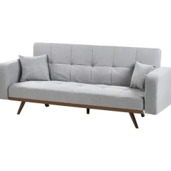 HJULBY - Driezitsbank - Donkergrijs - Polyester