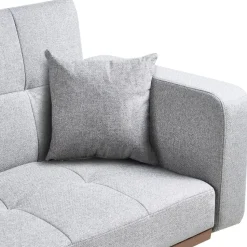 HJULBY - Driezitsbank - Donkergrijs - Polyester