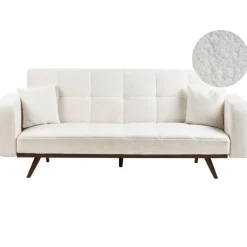 HJULBY - Driezitsbank - Gebroken wit - Bouclé