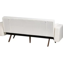 HJULBY - Driezitsbank - Gebroken wit - Bouclé