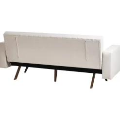 HJULBY - Driezitsbank - Lichtbeige - Polyester