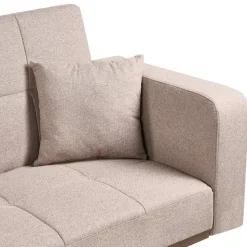 HJULBY - Driezitsbank - Lichtbruin - Polyester