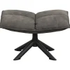 Hocker Clayton - antraciet - 45x64x41,50 cm
