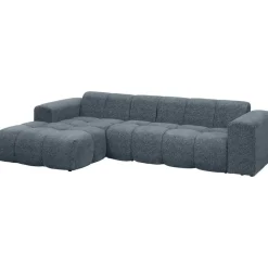 Hoekbank Beau links - Raven - donkerblauw