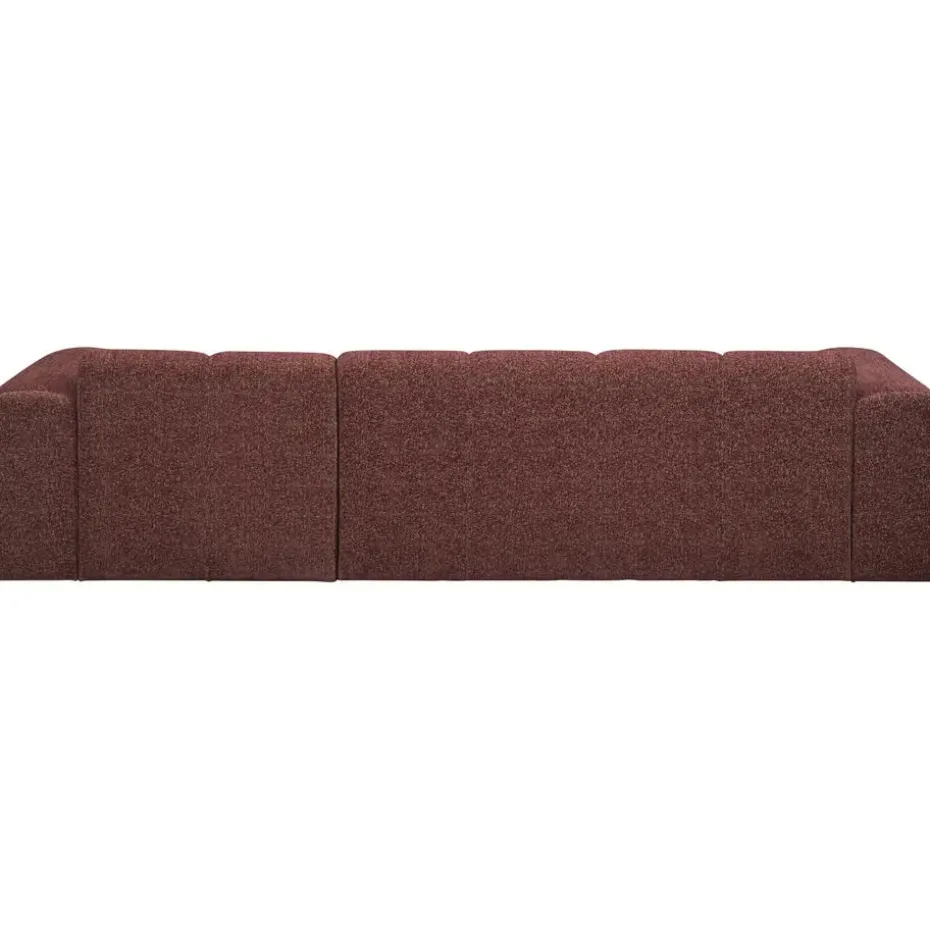 Hoekbank Beau rechts - Raven - wijnrood