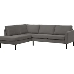 Hoekbank Collin links - antraciet