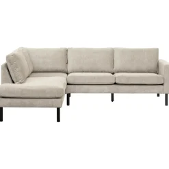 Hoekbank Collin links - crème