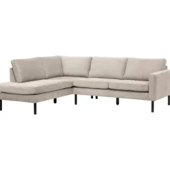 Hoekbank Collin links - crème