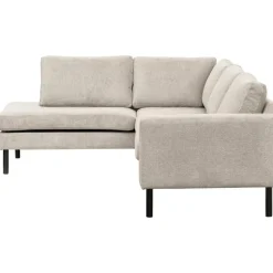 Hoekbank Collin links - crème