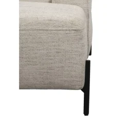 Hoekbank Dave rechts - elektrisch verstelbaar - lichtgrijs