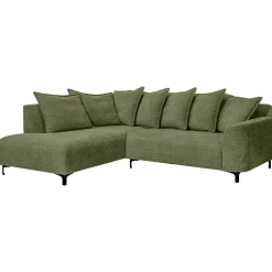 Hoekbank Elsa links - stof Anthology - groen