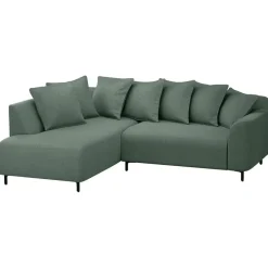 Hoekbank Elsa links - stof Eden - saliegroen