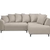 Hoekbank Elsa rechts - stof Anthology - beige