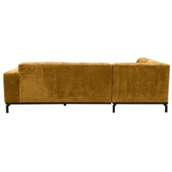 Hoekbank Lola links - okergeel